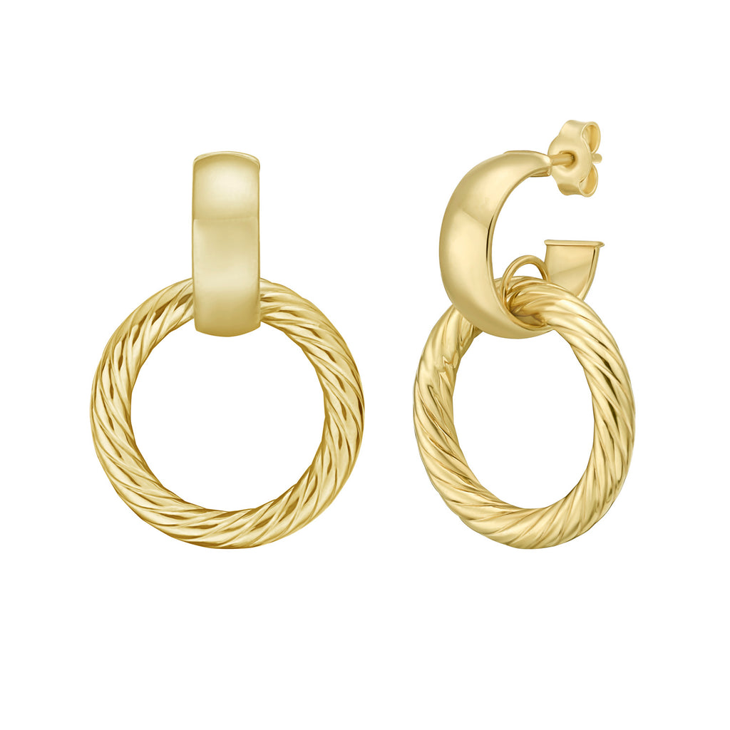耳環　金環　①②まとめて Kayla Link Earrings – Joolz by Martha Calvo