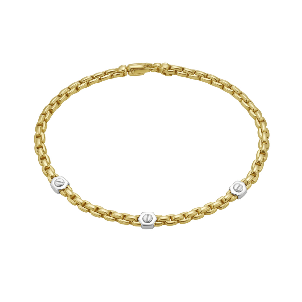 14K Venetian Hardware Bracelet | Phillip Gavriel