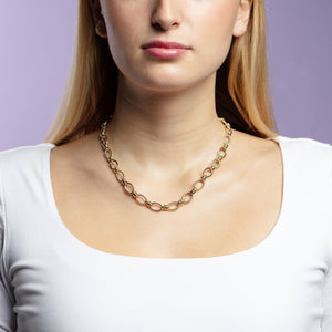 14K La Romana Cable Link Necklace