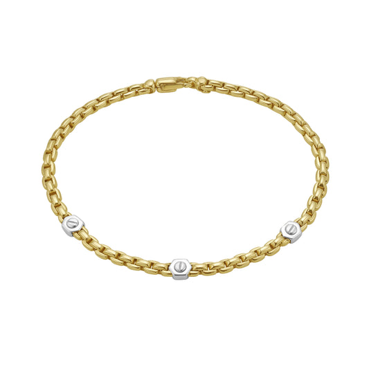 14K Venetian Hardware Bracelet, men's bracelets, men's jewelry, 14K gold bracelet