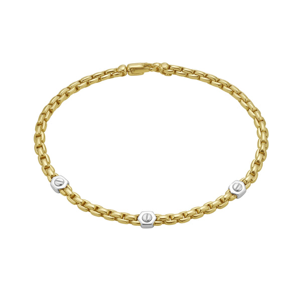14K Venetian Hardware Bracelet | Phillip Gavriel