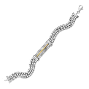 Mens Bracelet Link Id Bracelet Men's Figaro Link ID Bracelet 14K