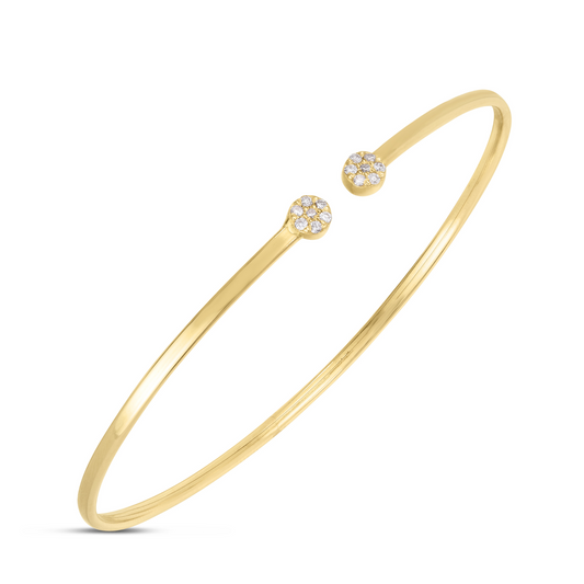 14K Gold & Diamond Essential Cuff