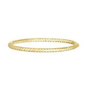 14K Gold 3.5mm Cable Bangle