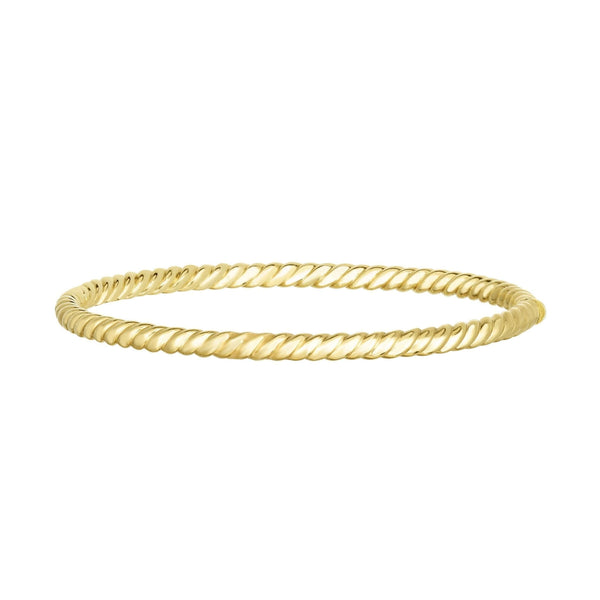 【完売品】Llife 14KGP ONDULATION BANGLE 14k-gold-35mm-cable-bangle-