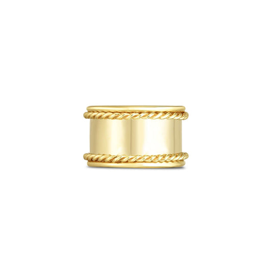 14K Gold Lucia Cable Band Ring