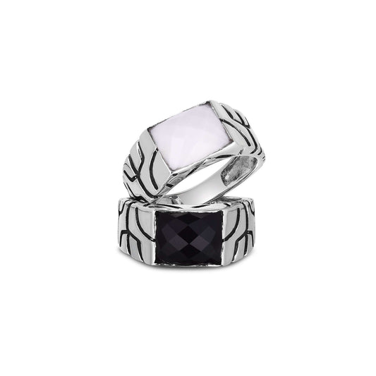 Silver Engraved Champion Ring