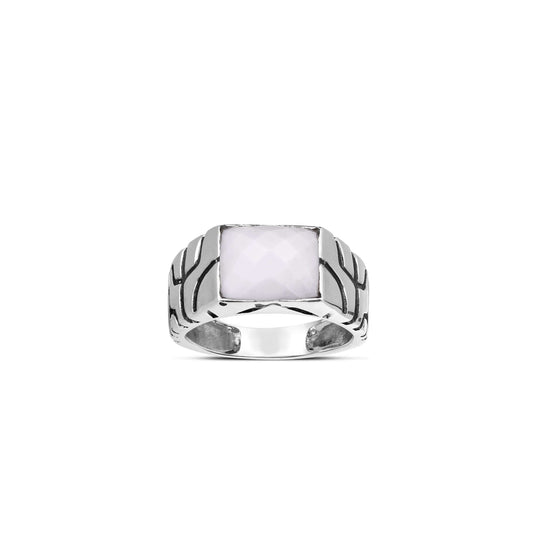 Silver Engraved Champion Ring