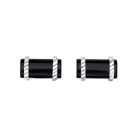 Gemstone Cable Cufflinks